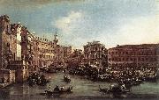 GUARDI, Francesco The Rialto Bridge with the Palazzo dei Camerlenghi dg oil on canvas
